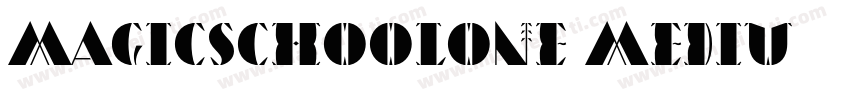 MagicSchoolOne Mediu字体转换